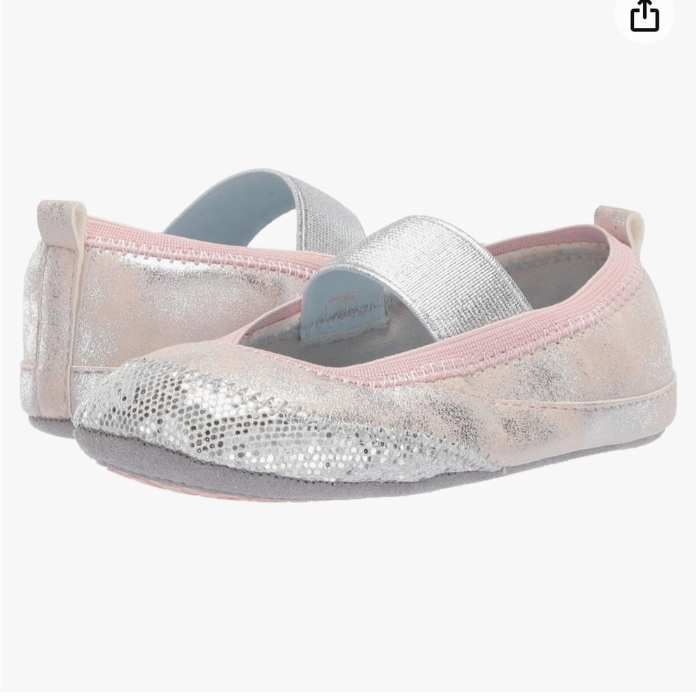 RO + ME Baby Girl-Child Mary Jane Crib Shoe 12-18ms